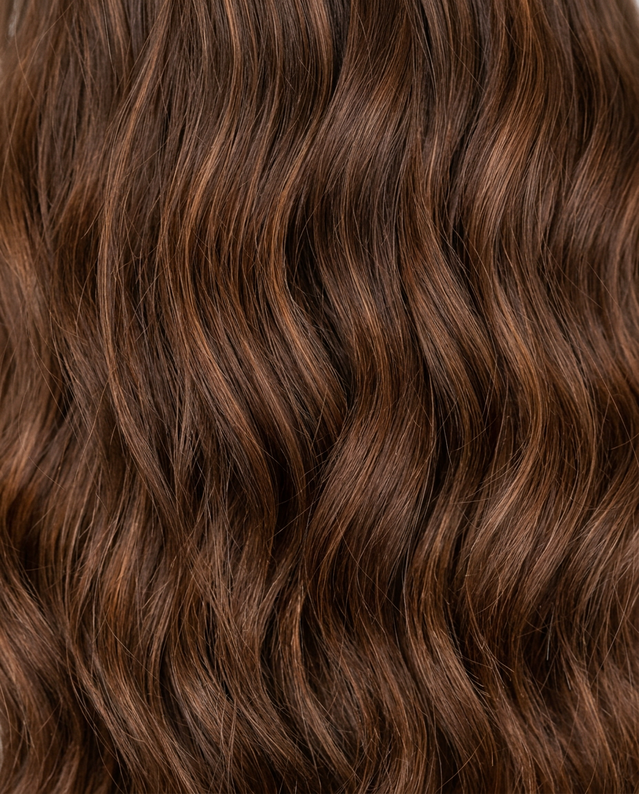 Gift Straight Weft Extensions - Chocolate Bronzed